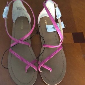 Express Brand Pink Sandals